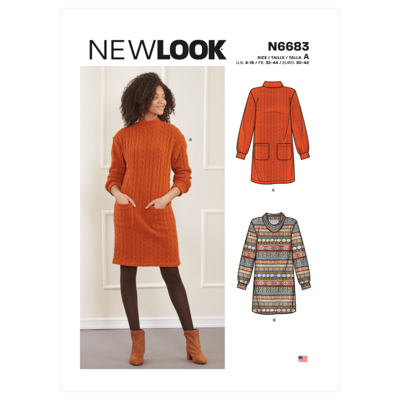 New Look Sewing Pattern N6683 Misses' Dresses