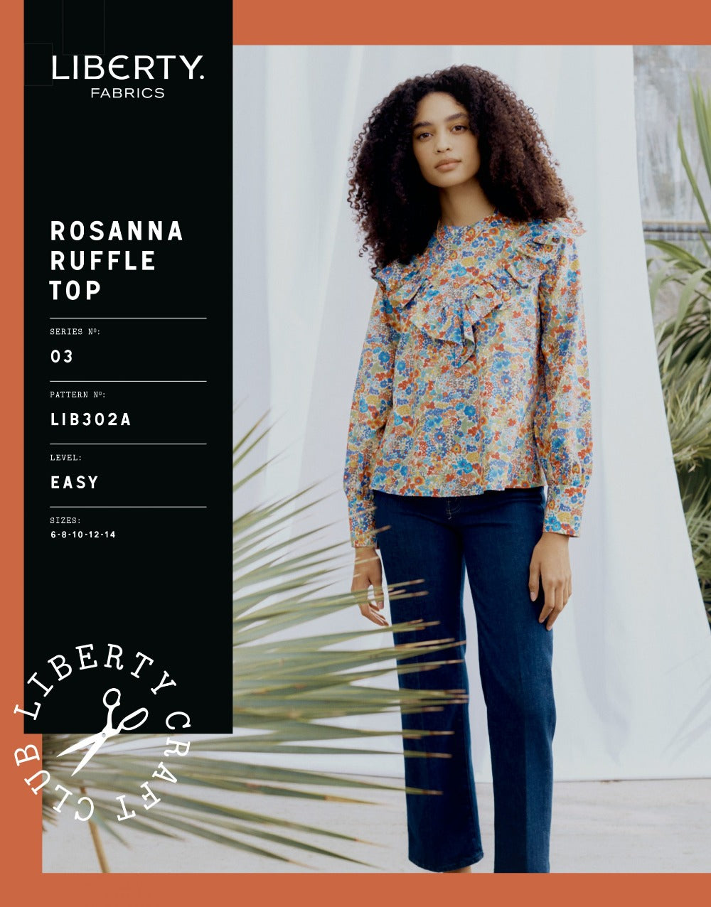 Rosanna Ruffle Top Liberty Sewing Pattern | Remnant House Fabric